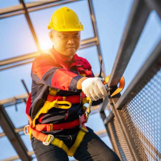 A Construction Worker conducting high risk construction work