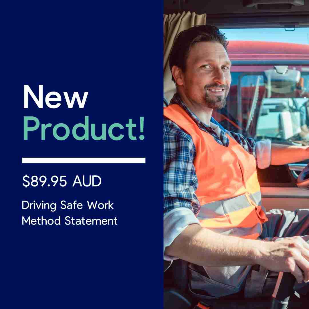Image of a new product alert for the Builder Assist driving SWMS